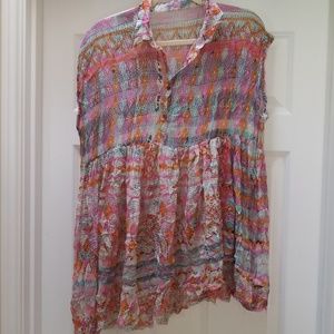 Free People multi colored top